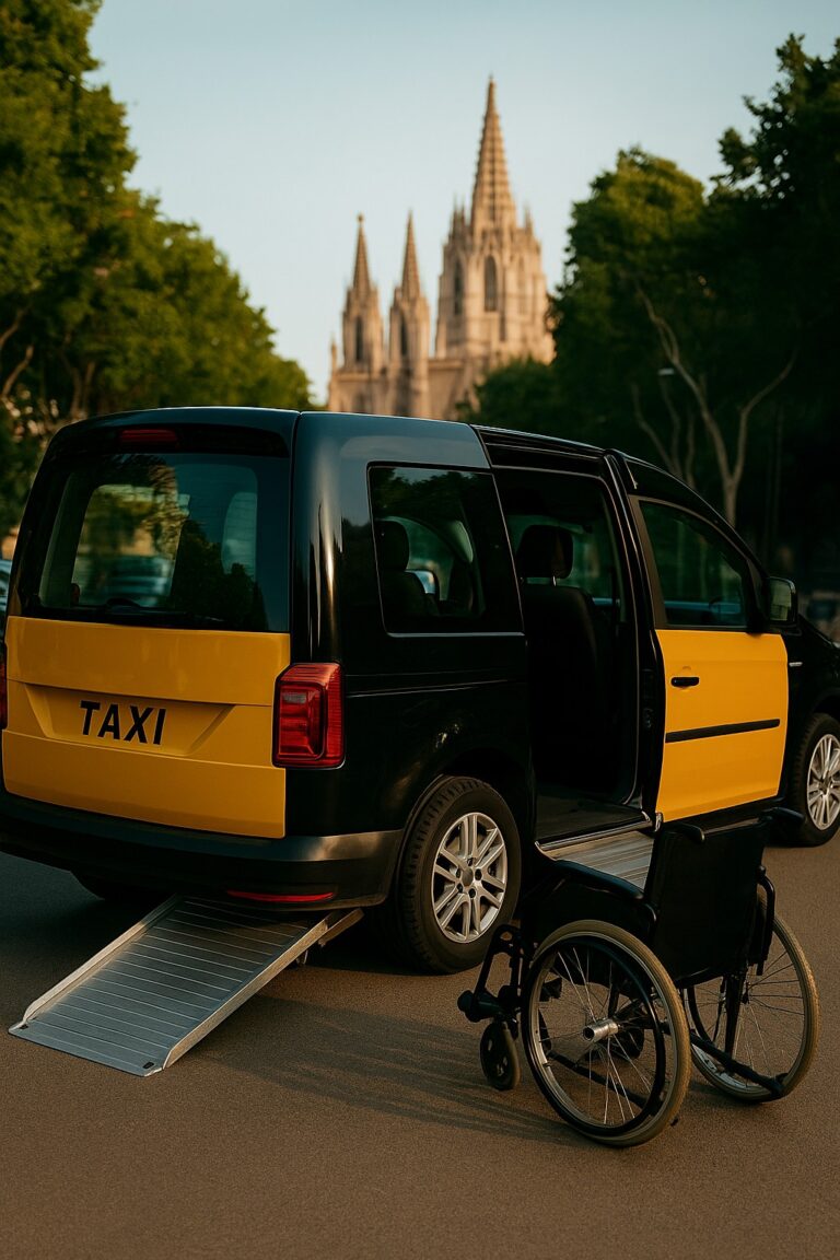 Taxi adaptado en Barcelona: cómo funciona